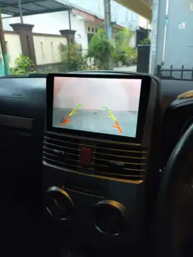 Head unit android + camera mundur free pasang