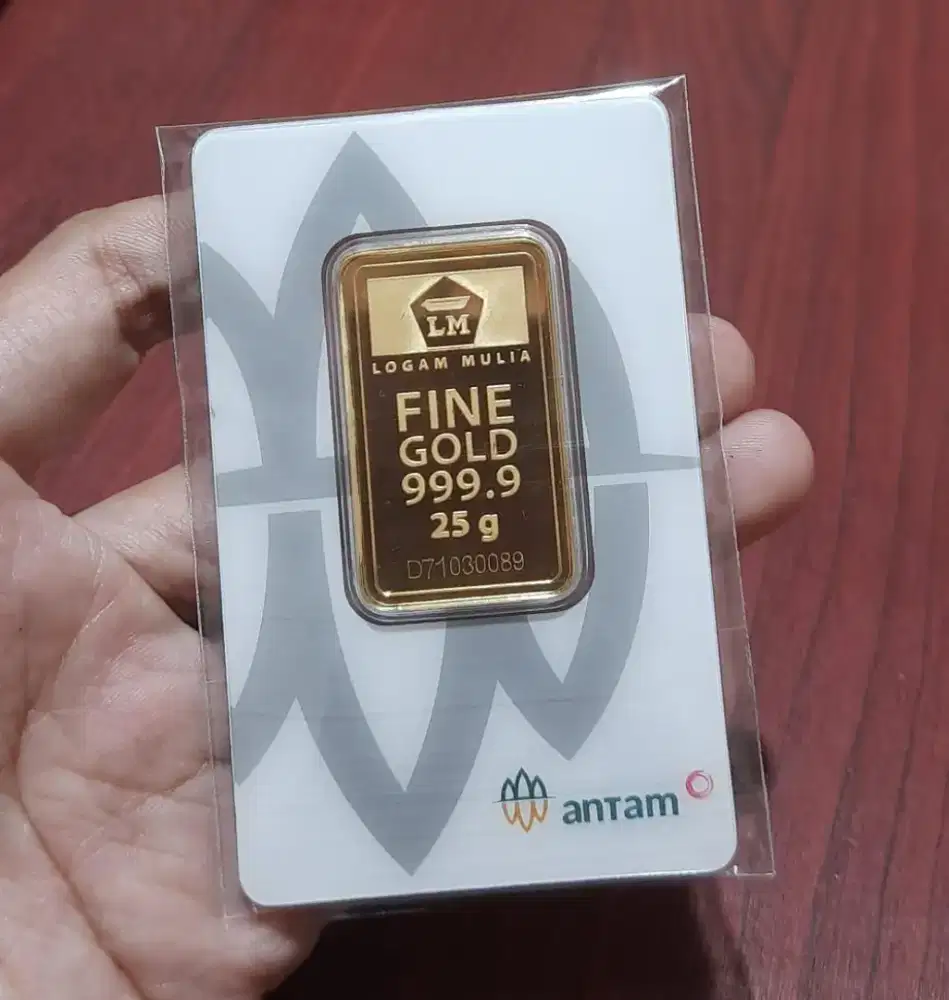 Emas Antam 25gram certieye