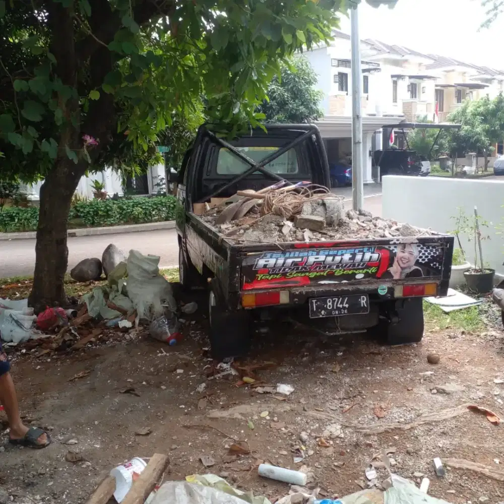 Jasa angkut puing,pindahan,sampah proyek