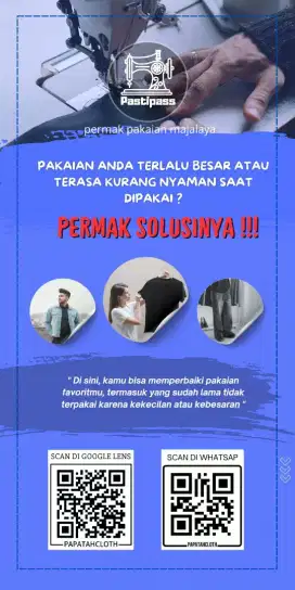 Permak pakaian apa jahit
