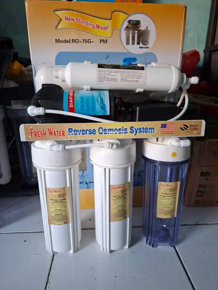Mesin Ro gantung freshwater kapasitas 100gpd