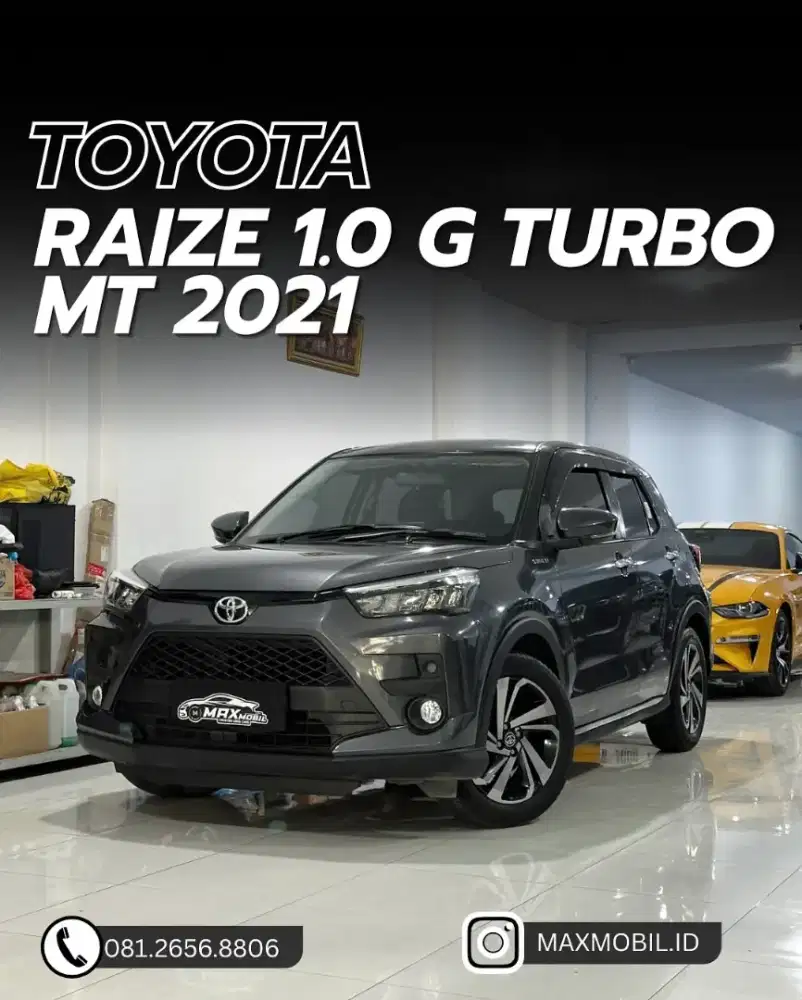 [ODO 35RB‼️] TOYOTA RAIZE 1.0 TURBO G MANUAL 2021 pemakaian 2022