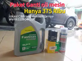 Paket Ganti oli mesin mobil