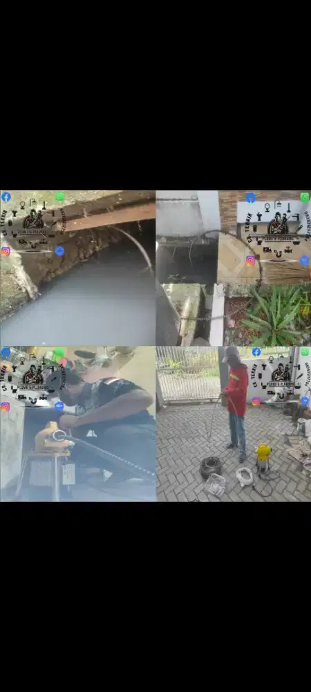 Tukang ledeng Pipa mampet/saluran tersumbat pasang/Servi/Pompa/Tandon