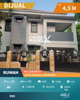 Rumah Besar Dan Mewah Di Royal Regency Magersari Mojokerto