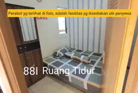 Kontrakan Murah 3 petak sdh ada perabot+AC cipadu prbatasan jaksel