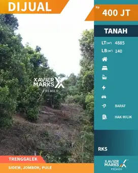 Tanah Untuk Pertanian Di Sidem, Jombok Pule Trenggalek