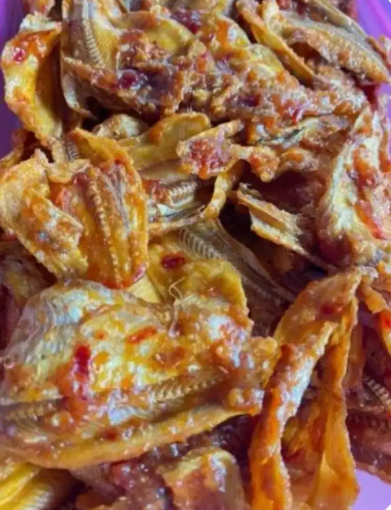 Ikan Asin Sambal Asam Manis