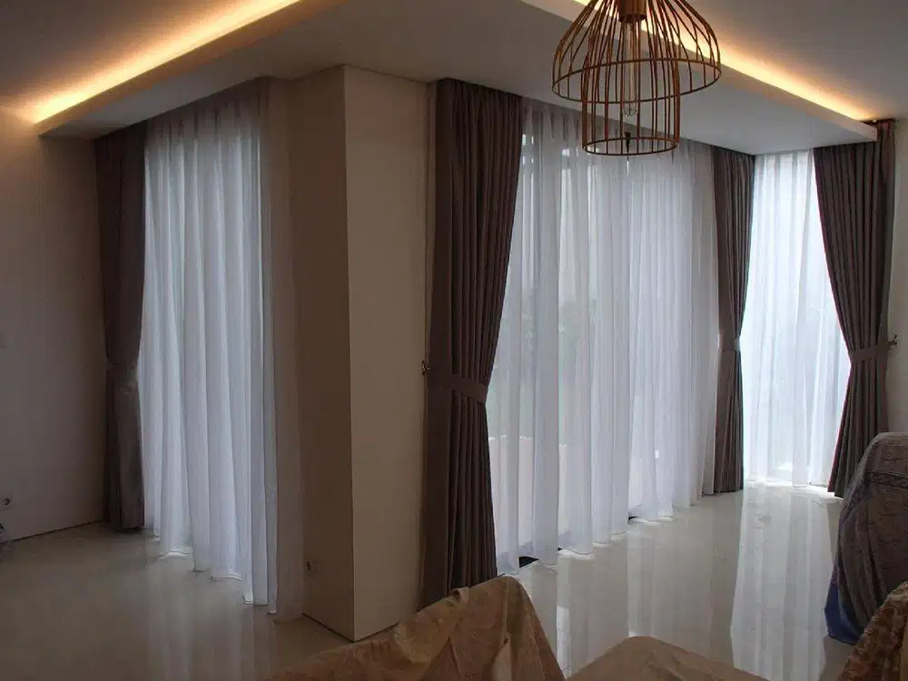 Cod Gorden Blackout Pasang Skat Klinik Hordeng Pintu Gordyn Vitrase