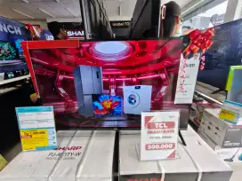Promo TV TCL 32 Inch Google TV Cicilan Tanpa DP Gratis 2x Cicilan