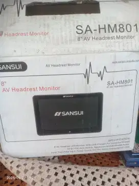 SANSUI AV headrest monitor 8'