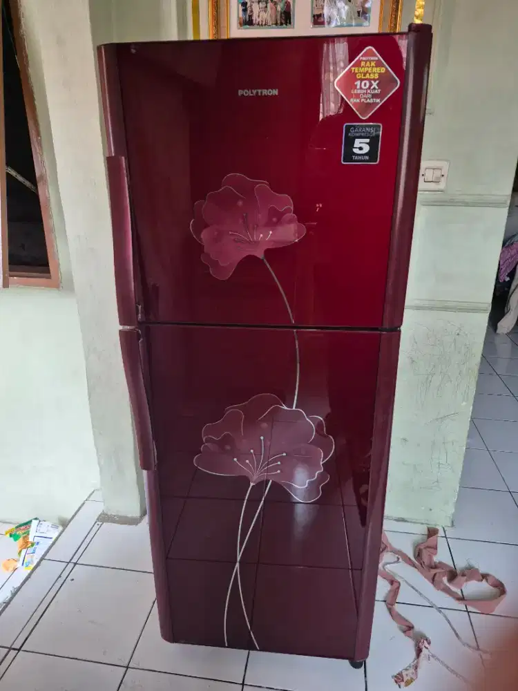 Kulkas 2pintu polytron belleza orisinil segel