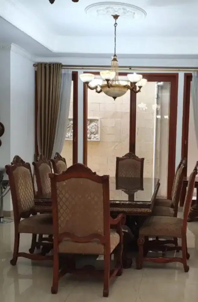 Meja marmer Kursi 8