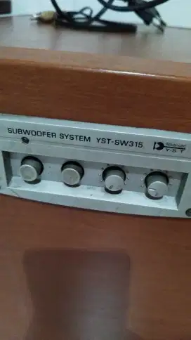 subwoofer system yst sw 315 10in