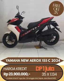 YAMAHA NEW AEROX 155 C 2024 CASH/KREDIT PROSES CEPAT SYARA MUDAH