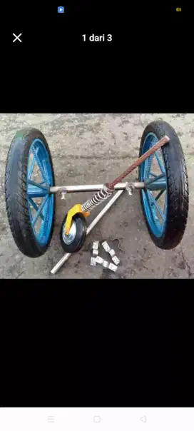 Velg beton fulset siap pakai