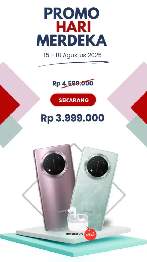 Promo Cashback Honor X9C
