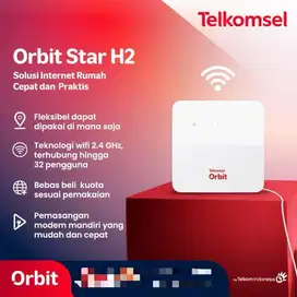 [PRELOVED] TELKOMSEL ORBIT STAR H2 MODEM WIFI 4G HIGH SPEED
