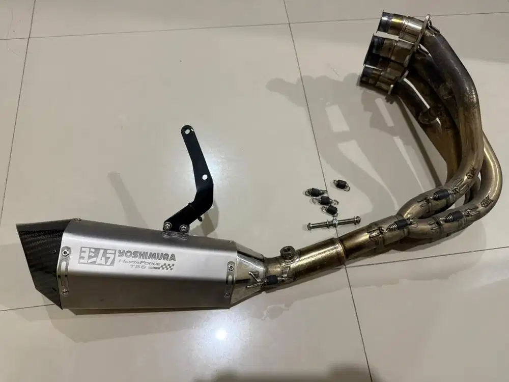 Knalpot ZX25R / ZX4RR full system yoshimura hepta force TSS
