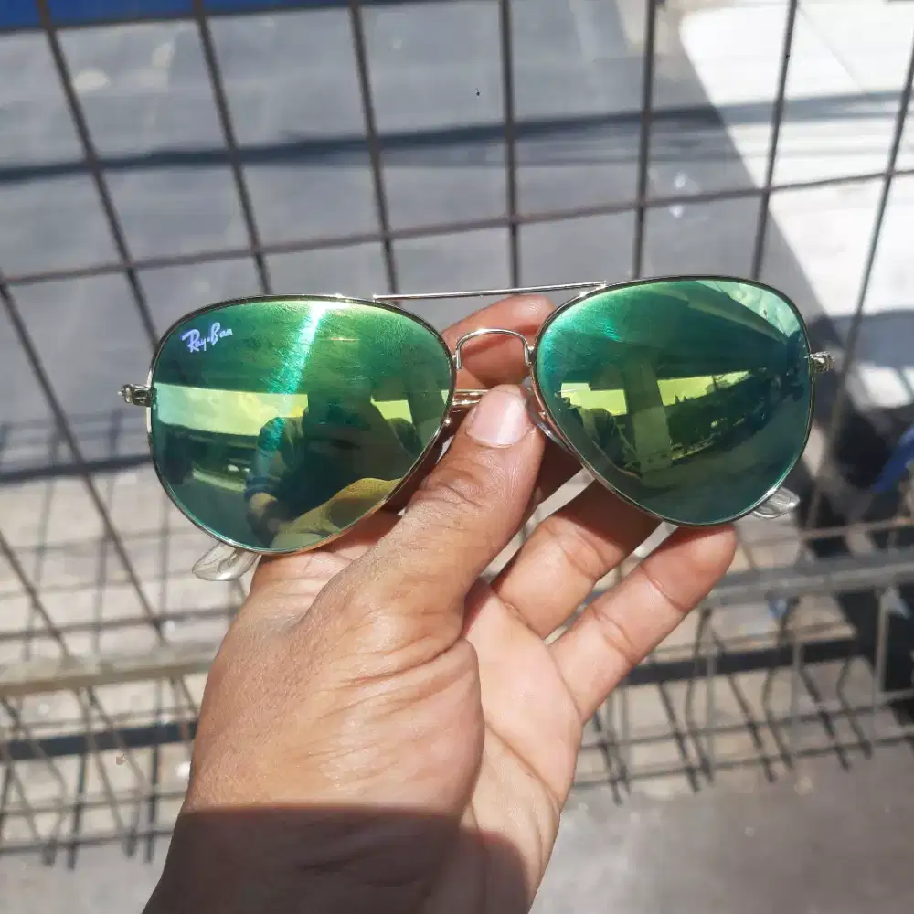 Kaca mata ori rayban rayben RB 3025 made in italy kondisi bekas