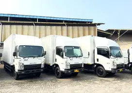 KM275 minimal 2 unit truk cdd long isuzu elf NMR 81 L Box besi 2024
