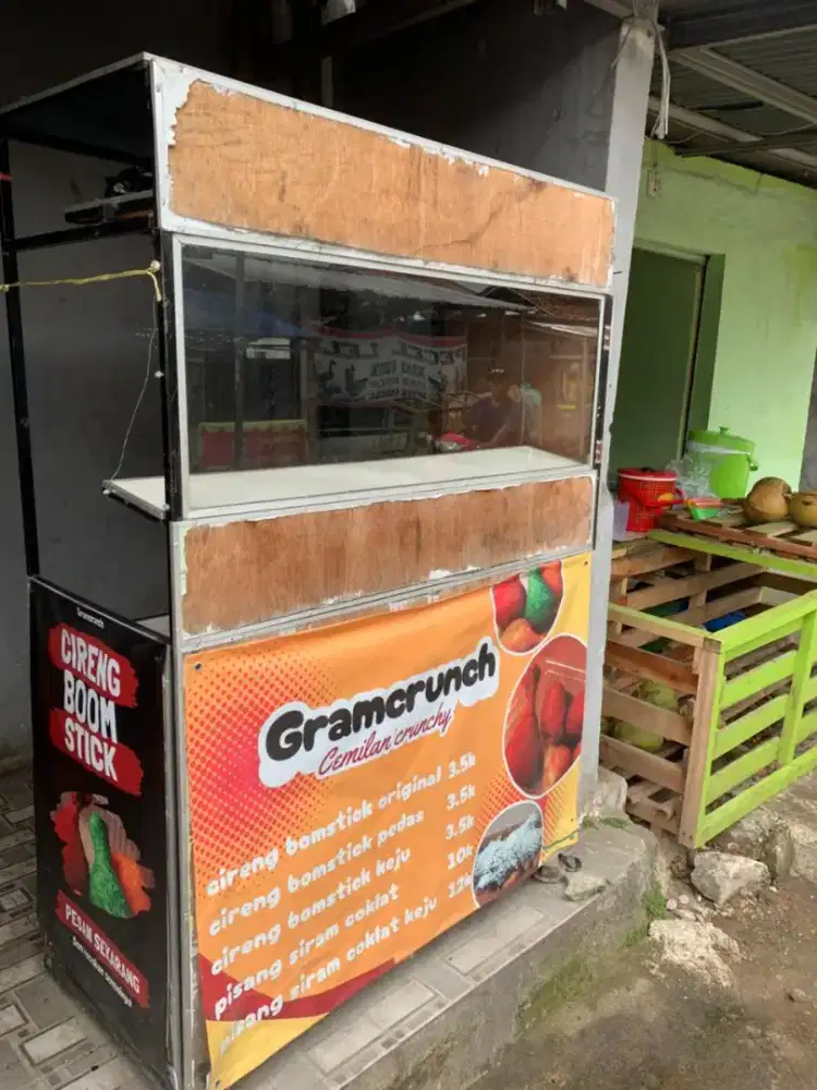 Gerobak jualan minimalis