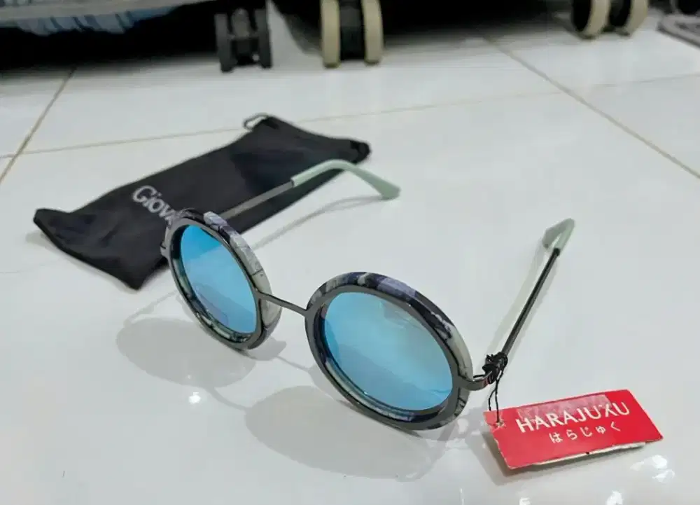 Sunglasses Kacamata Giovanni Harajuku Blue Marble UV 400 Protection