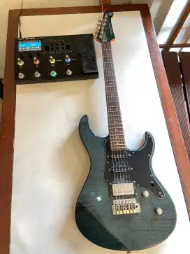 Gitar Yamaha Pacifica 612 VII FM kondisi Bagus