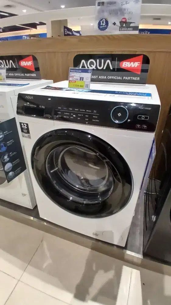 MESIN CUCI AQUA WM FRONT LOADING
