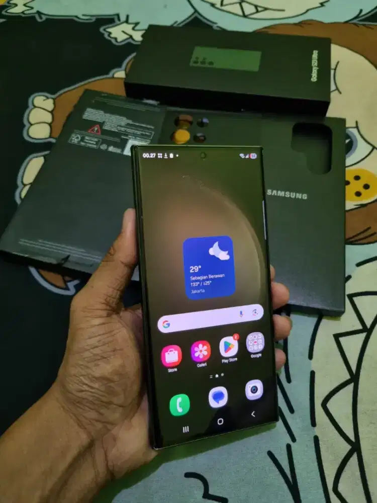 Samsung S23 ultra 12/256 lcd tompel hitam (bisa tt