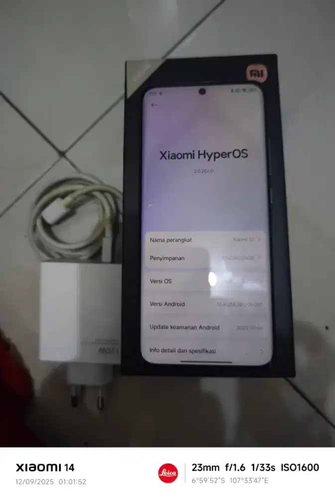 Xiaomi 12 8/256 Gray Eks Garansi Resmi