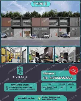 dijual ruko/gudang multiguna berlokasi strategis di cikarang barat dengan akses jalan antar provinsi & mudah terjangkau