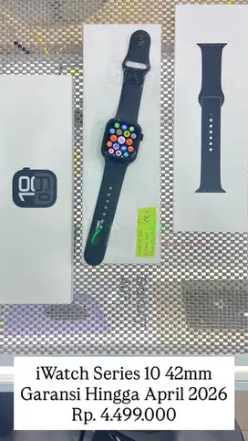 iWatch Series 10 42mm iBox garansi April 2026