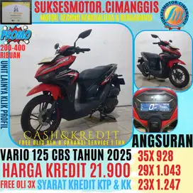 VARIO 125 CBS ISS TERMURAH CASH/KREDIT CASHBACK 700 RIBUAN FREE OLI 3X