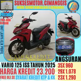VARIO 125 CBS ISS TERMURAH CASH/KREDIT CASHBACK 700 RIBUAN FREE OLI 3X