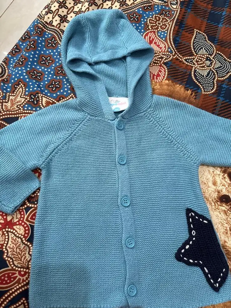 Jaket rajut topomini jaket rajut bayi