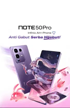 Promo Infinix Note 50 Pro bebas bunga 9 bulan