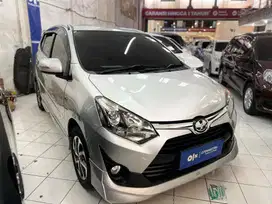 TOYOTA 2019 AGYA S TRD 1.2 AT SILVER  MULUS OTOMART 286 KENJERAN