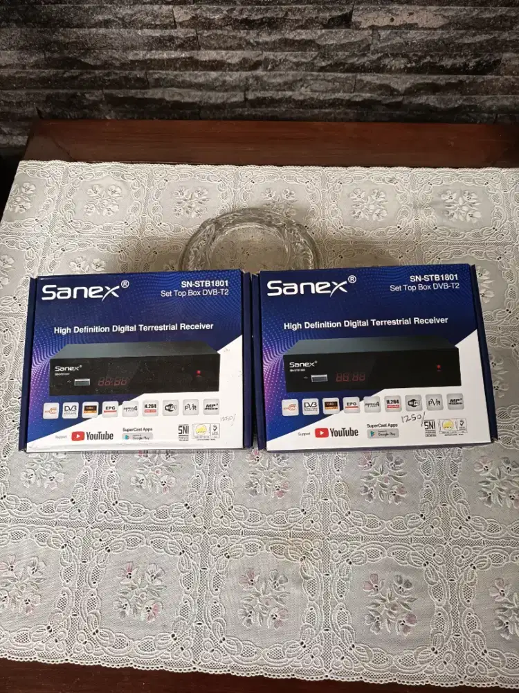 Set Top Box TV - Sanex - 2 buah