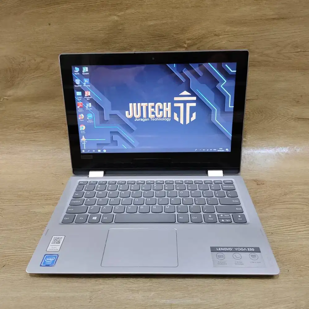 Laptop Lenovo Slim Touchscreen + layar lipat Ram 4GB