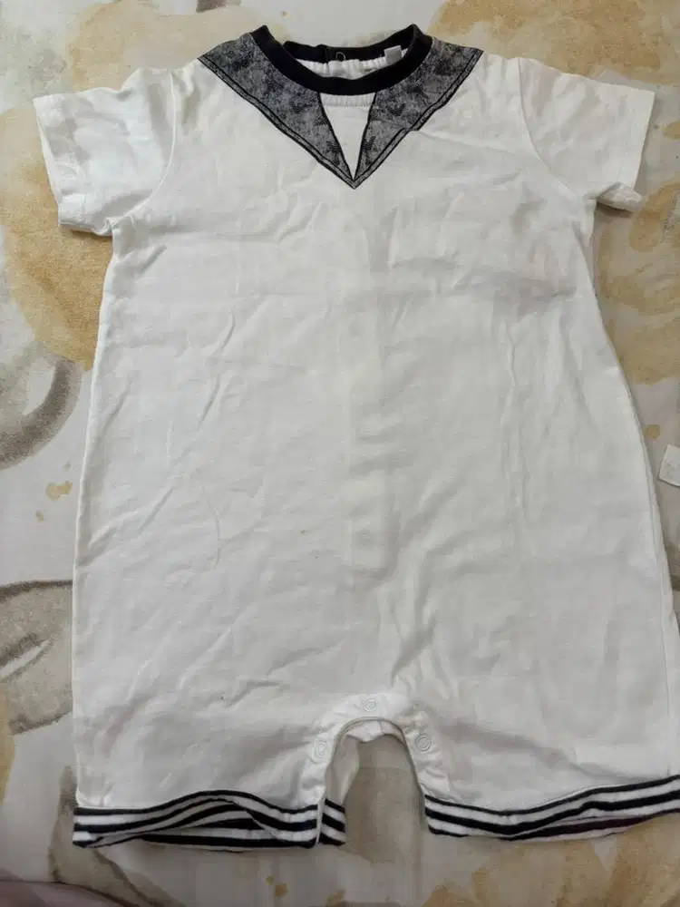 Romper armani baby original kaos armani baby
