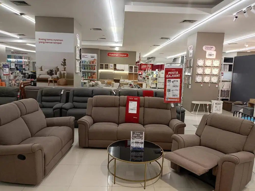 Promo Besar Sofa Set Recliner Lorian
