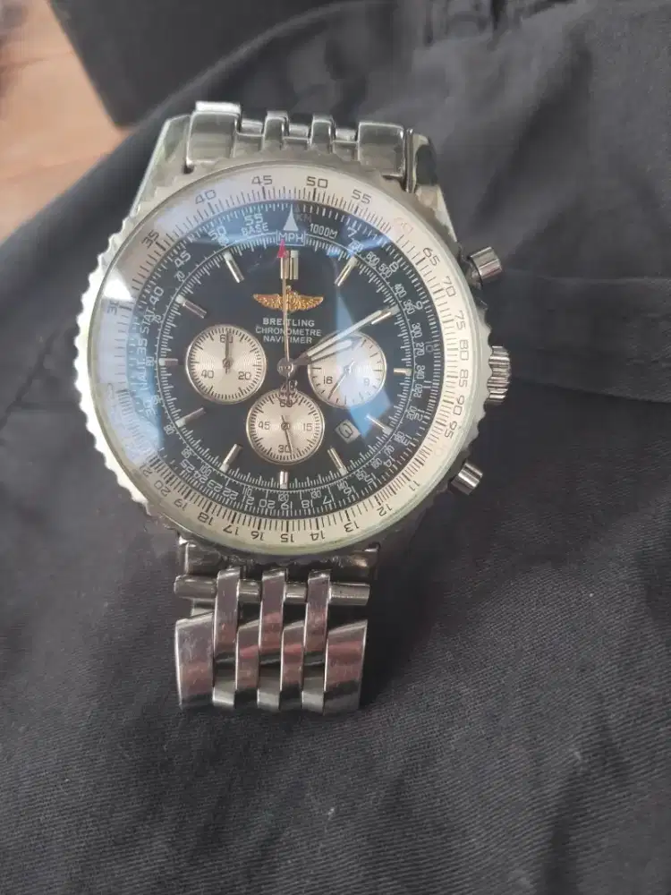 dijual Jam Tangan Merk Bretiling 1894  A24322 Stanles Steel