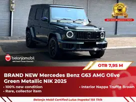 [ GARANSI 5TH ] Mercedes Benz Mercy G63 G 63 AMG Olive Green 2025/2024