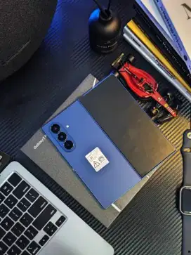Samsung Galaxy Z Fold 7 Blue Shadow 12/256 Like New Garansi On 1 Tahun