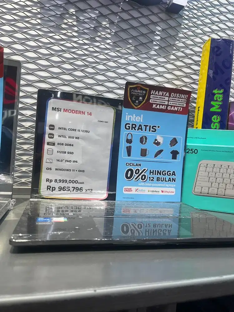 SEGAMPANG ITU CICILAN MSI MODERN 14 DPTIN PROMO FREE 1-2X CICILAN