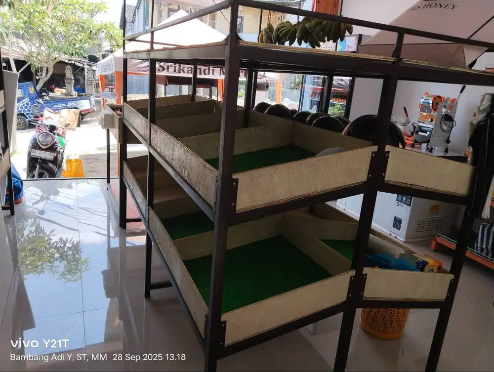 DIJUAL RAK BUAH 3 TINGKAT, 1 TINGKAT 8 KOTAK