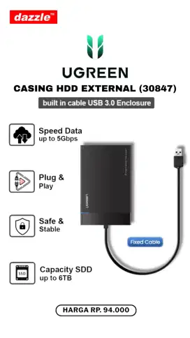 UGREEN CASING HDD EXTERNAL (30847)