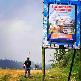 jual tanah kavling parompong strategis jalan utama dan area sekolah/ universitas akses Tangkuban perahu bandung