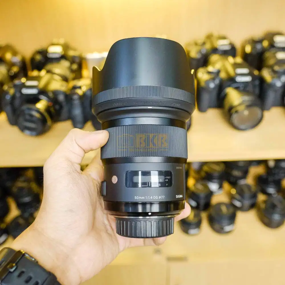 Lensa Sigma ART 50mm 1.4 DG For Nikon Fullset Like New